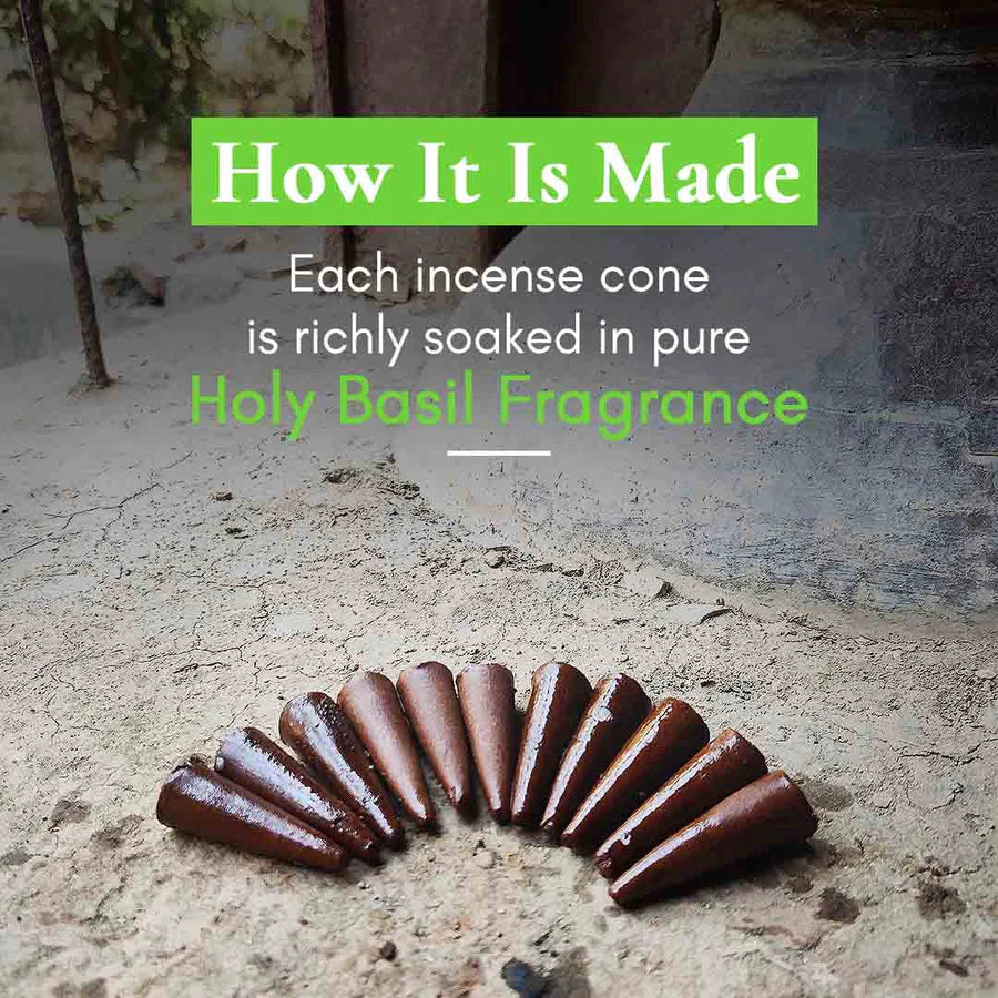 Incense Cones | Holy Basil or Tulsi