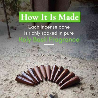 Incense Cones | Holy Basil or Tulsi