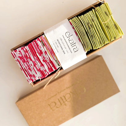 Sustainable Intentional Box | Blockprinted Cloth Backing